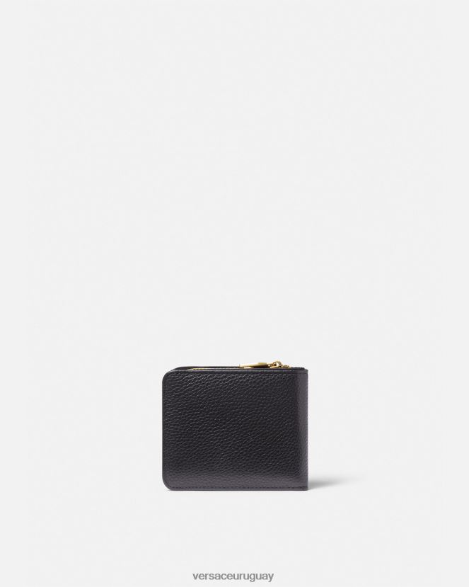 Versace cartera con logotipo hombres negro accesorios H88R0H2486