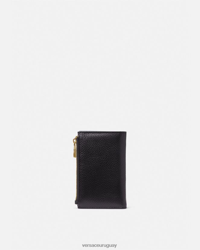 Versace cartera con logotipo hombres negro accesorios H88R0H2487