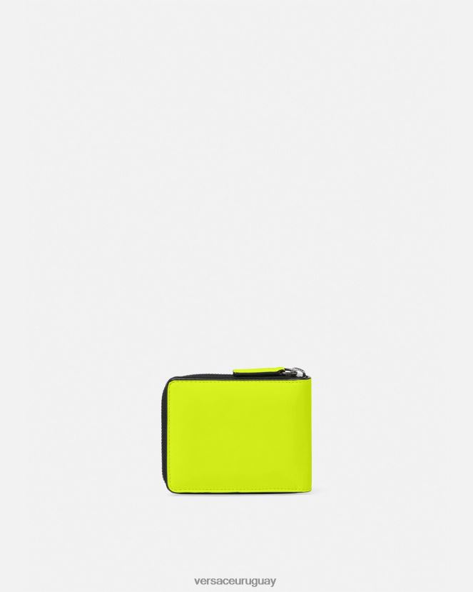 Versace cartera plegable con medusa biggie hombres amarillo accesorios H88R0H1641