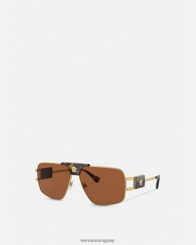 Versace gafas de sol cuadradas para proyectos especiales hombres onul accesorios H88R0H1673