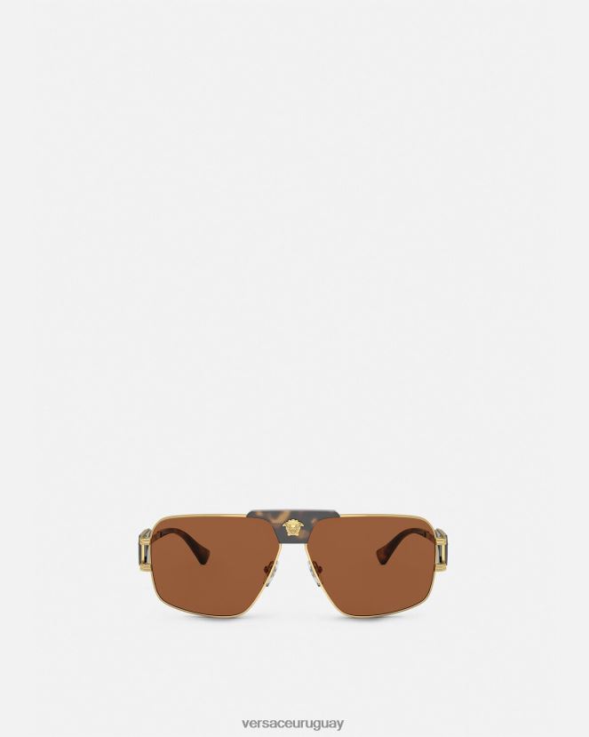 Versace gafas de sol cuadradas para proyectos especiales hombres onul accesorios H88R0H1673