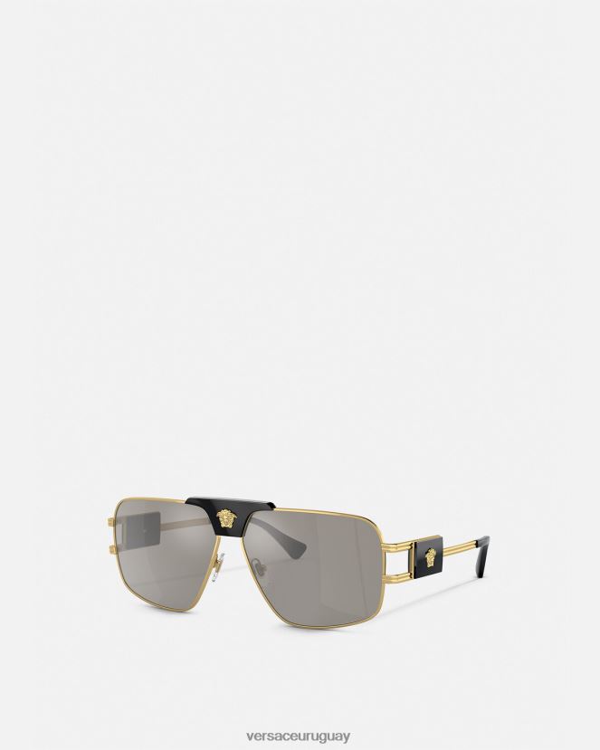 Versace gafas de sol cuadradas para proyectos especiales hombres onul accesorios H88R0H1674