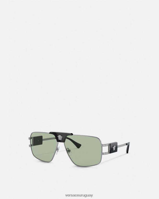 Versace gafas de sol cuadradas para proyectos especiales hombres onul accesorios H88R0H1675