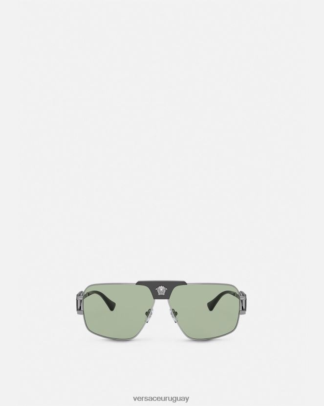 Versace gafas de sol cuadradas para proyectos especiales hombres onul accesorios H88R0H1675