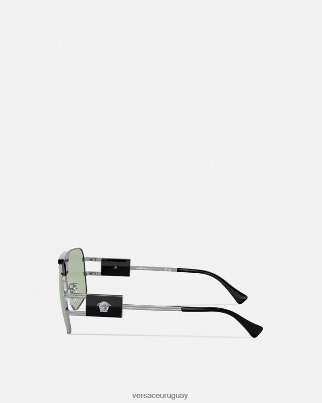 Versace gafas de sol cuadradas para proyectos especiales hombres onul accesorios H88R0H1675