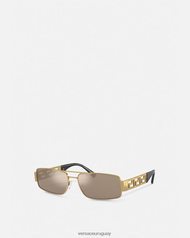 Versace gafas de sol greca hombres oro accesorios H88R0H1677