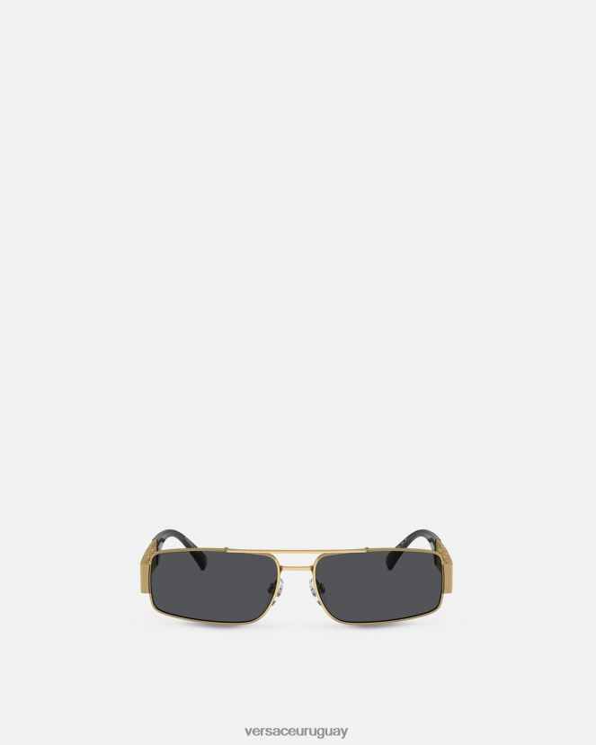 Versace gafas de sol greca hombres oro negro accesorios H88R0H1676