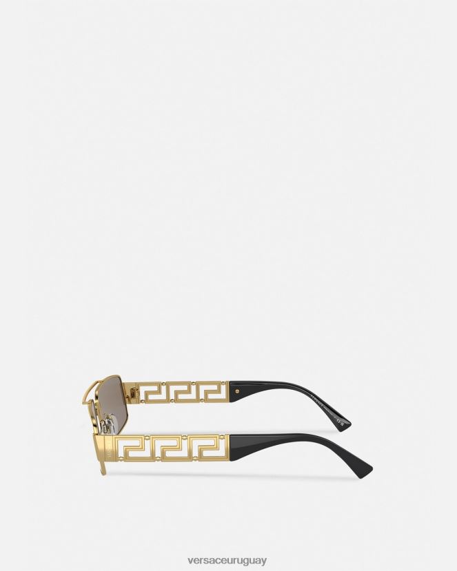 Versace gafas de sol greca hombres oro negro accesorios H88R0H1676