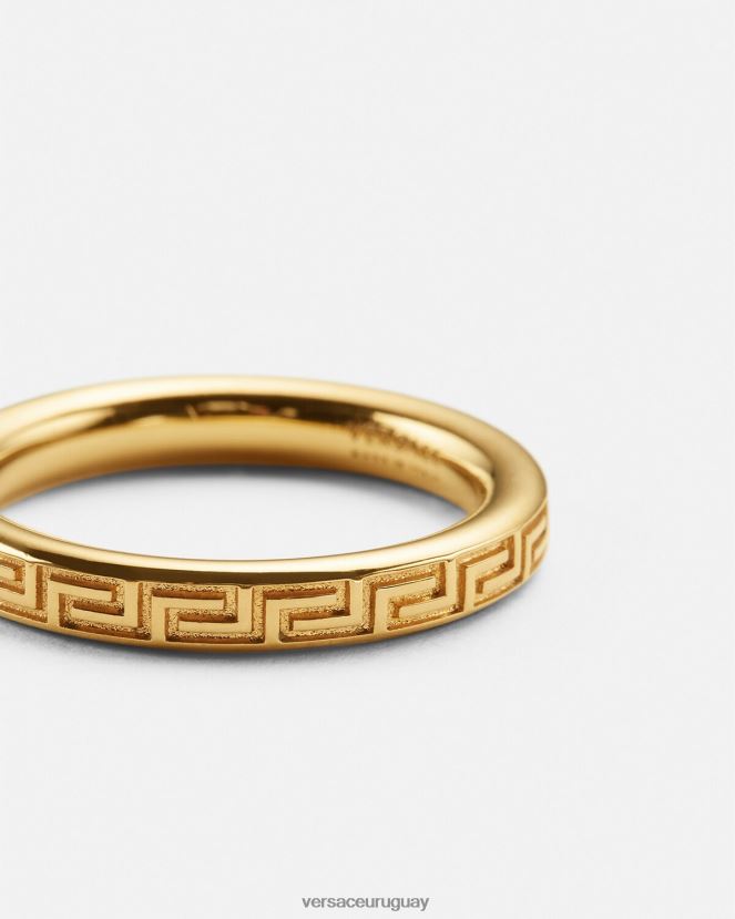 Versace llavero griego grabado hombres oro accesorios H88R0H1686