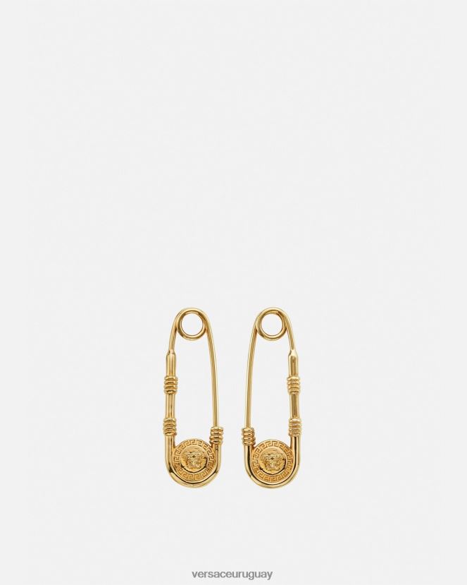 Versace pendientes de imperdible hombres oro accesorios H88R0H1690