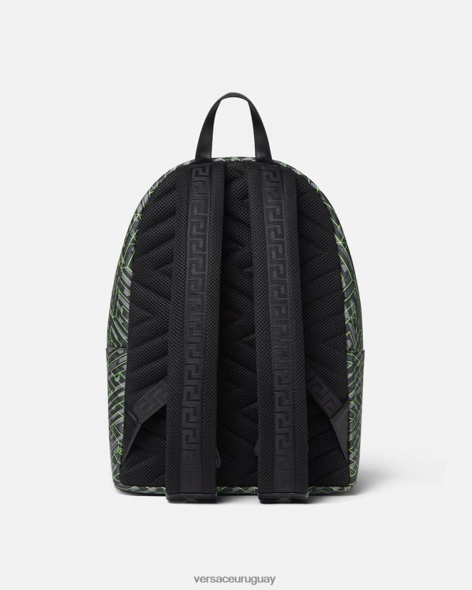 Versace mochila con la firma la greca hombres imprimir bolsas H88R0H1488