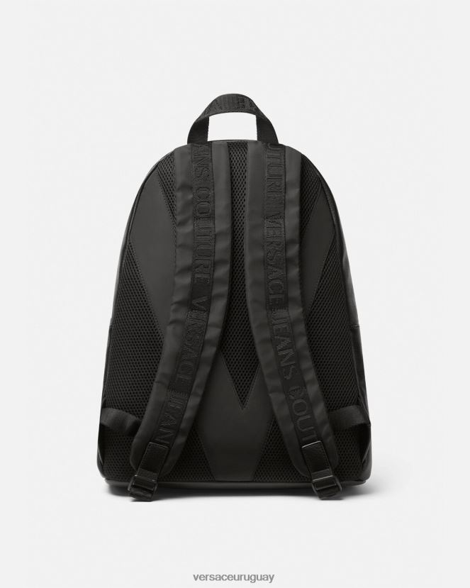 Versace mochila con logo hombres negro accesorios H88R0H2472