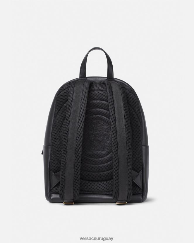 Versace mochila con medusa biggie hombres negro bolsas H88R0H1471