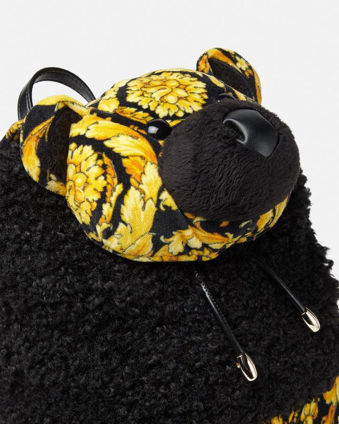 Versace mochila de peluche barroco hombres imprimir bolsas H88R0H2069