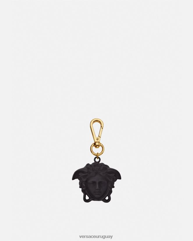 Versace llavero la medusa hombres negro accesorios H88R0H1658