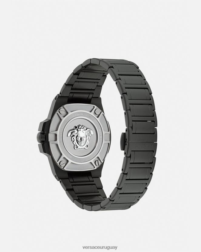 Versace reloj de reacción de greca hombres negro accesorios H88R0H1711