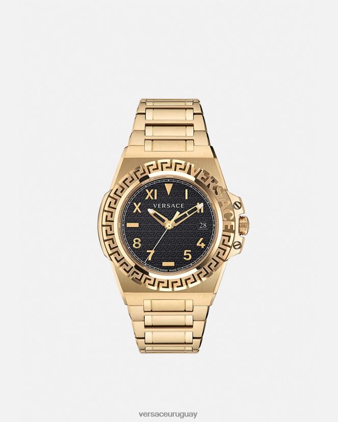 Versace reloj de reacción de greca hombres pnul accesorios H88R0H1712