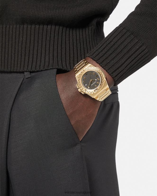 Versace reloj de reacción de greca hombres pnul accesorios H88R0H1712