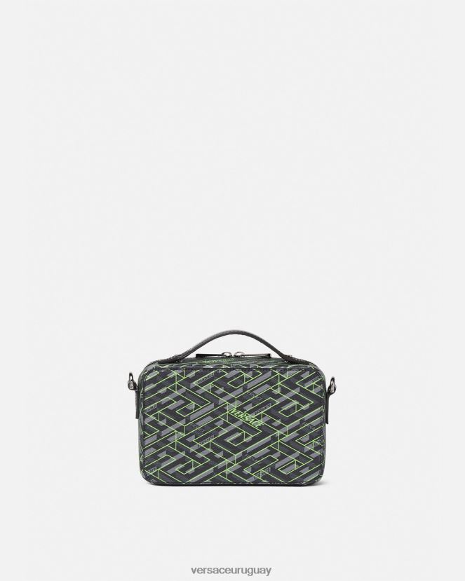 Versace bolso bandolera pequeño con firma la greca hombres imprimir bolsas H88R0H1478