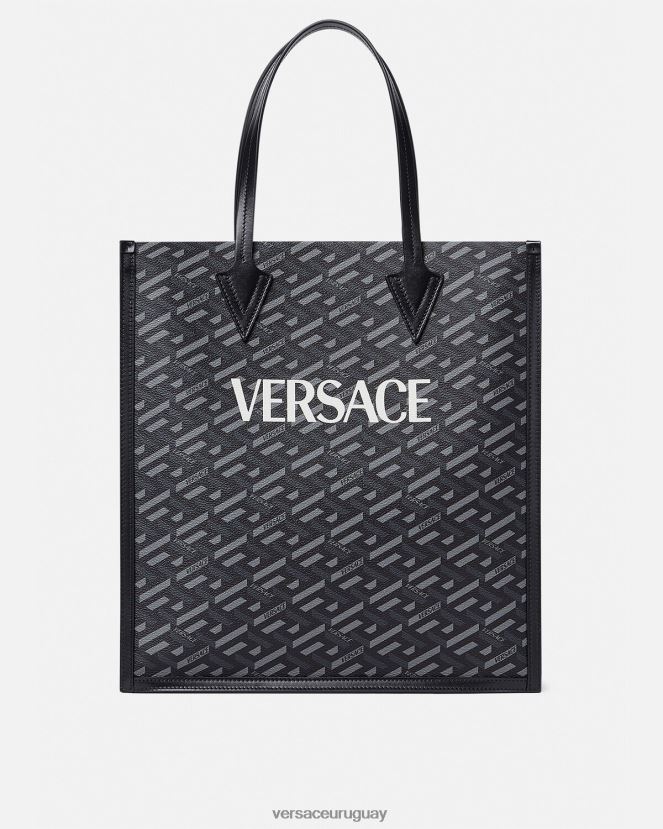 Versace bolso tote alto con firma la greca hombres imprimir bolsas H88R0H1477