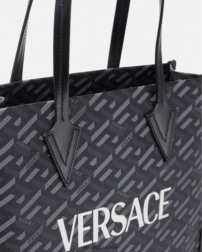 Versace bolso tote alto con firma la greca hombres imprimir bolsas H88R0H1477