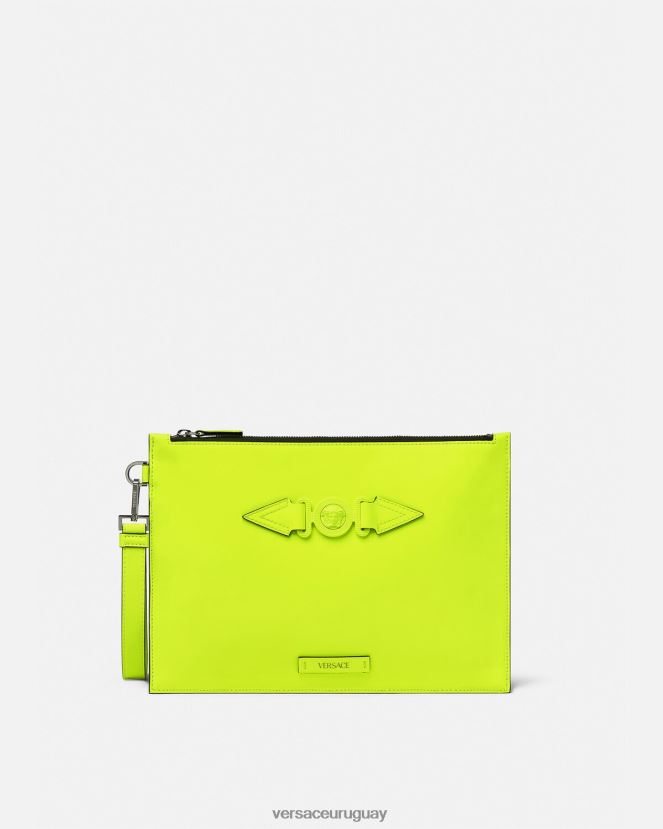 Versace bolsa grande de medusa hombres amarillo bolsas H88R0H1472