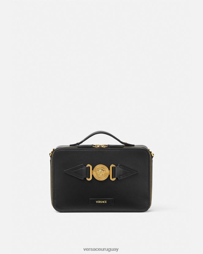 Versace bolso messenger con medusa biggie hombres negro bolsas H88R0H1468