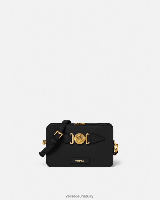 Versace bolso messenger pequeño con Medusa Biggie hombres negro bolsas H88R0H1464