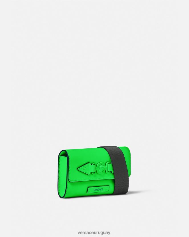 Versace riñonera con Medusa Biggie hombres verde bolsas H88R0H1473