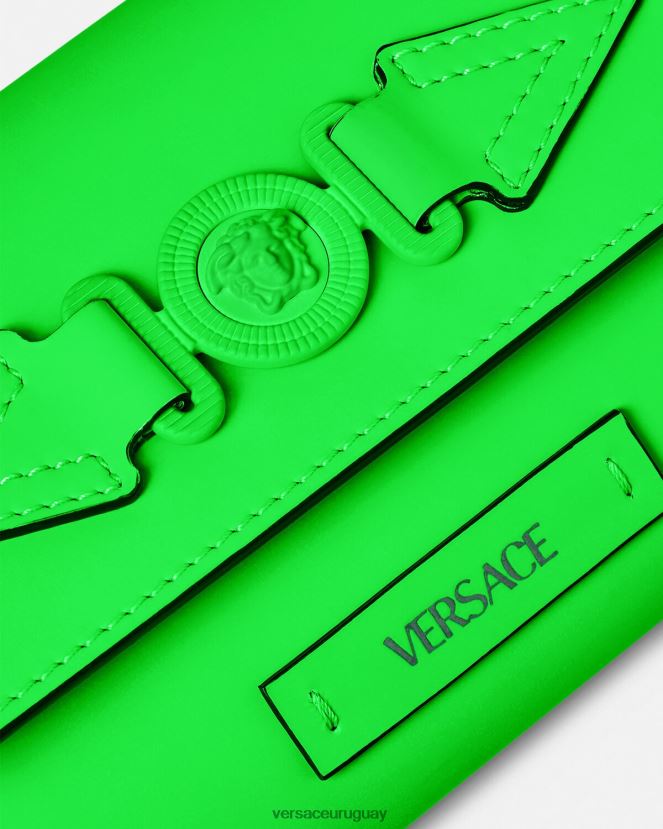 Versace riñonera con Medusa Biggie hombres verde bolsas H88R0H1473