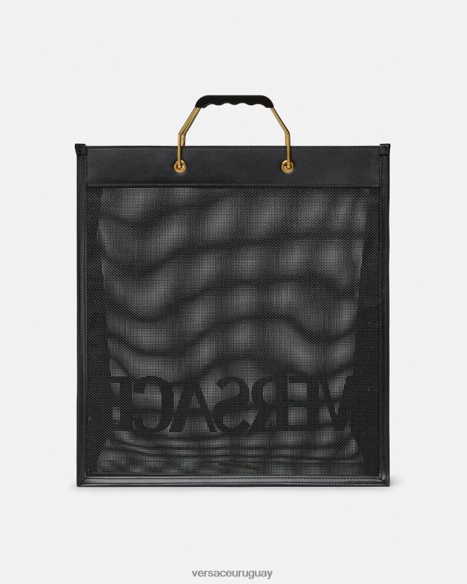 Versace bolso de mano comprador hombres negro bolsas H88R0H1507