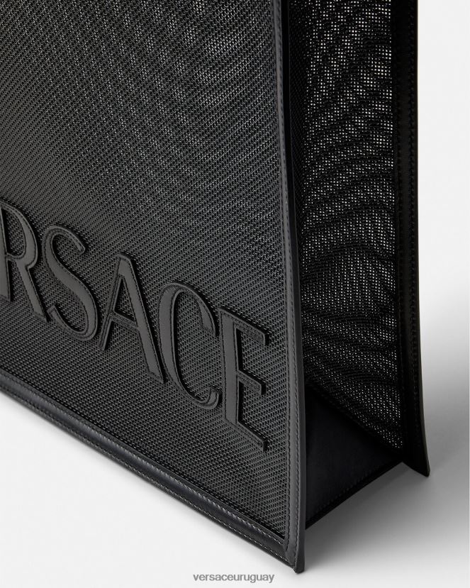 Versace bolso de mano comprador hombres negro bolsas H88R0H1507