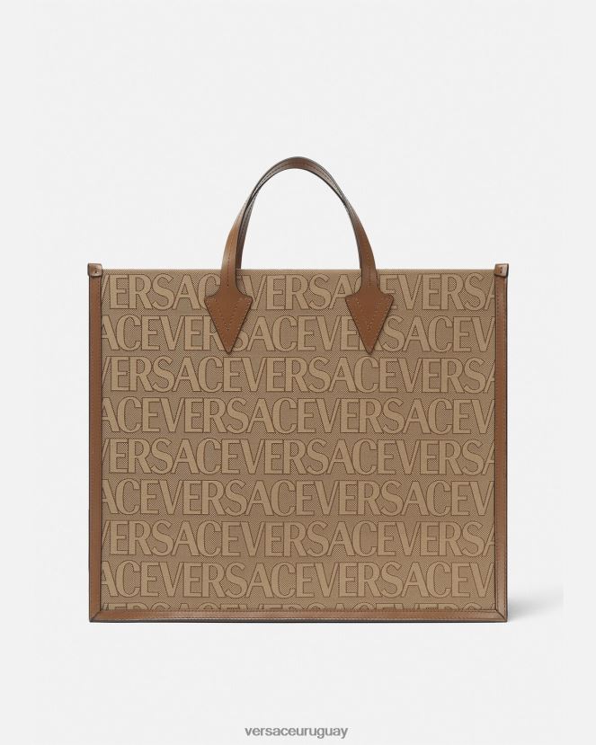 Versace bolso de mano por toda la prenda hombres marrón bolsas H88R0H1506