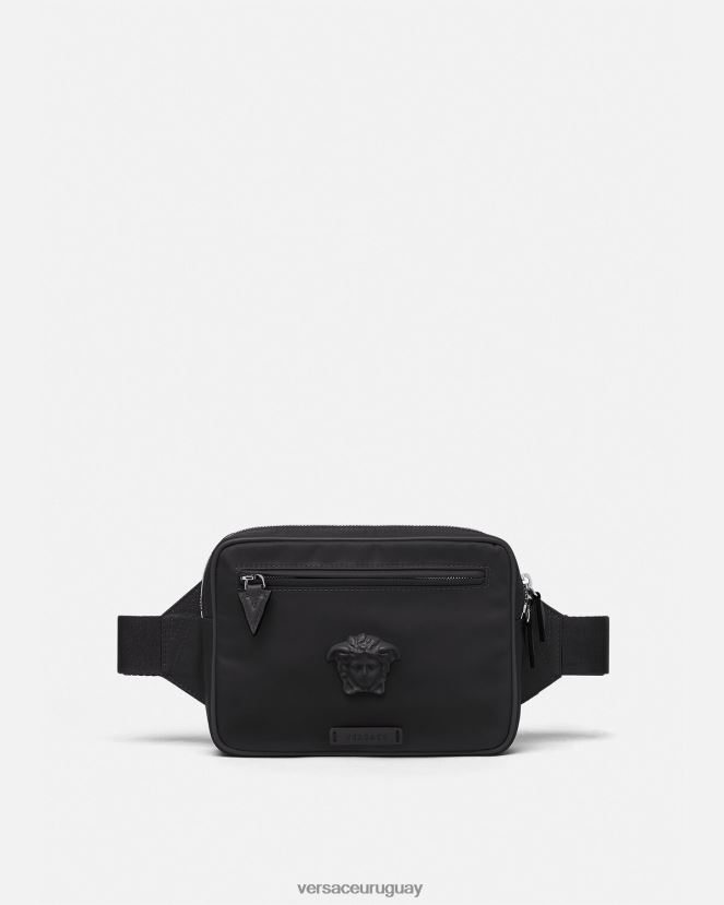 Versace riñonera la medusa hombres negro bolsas H88R0H1492