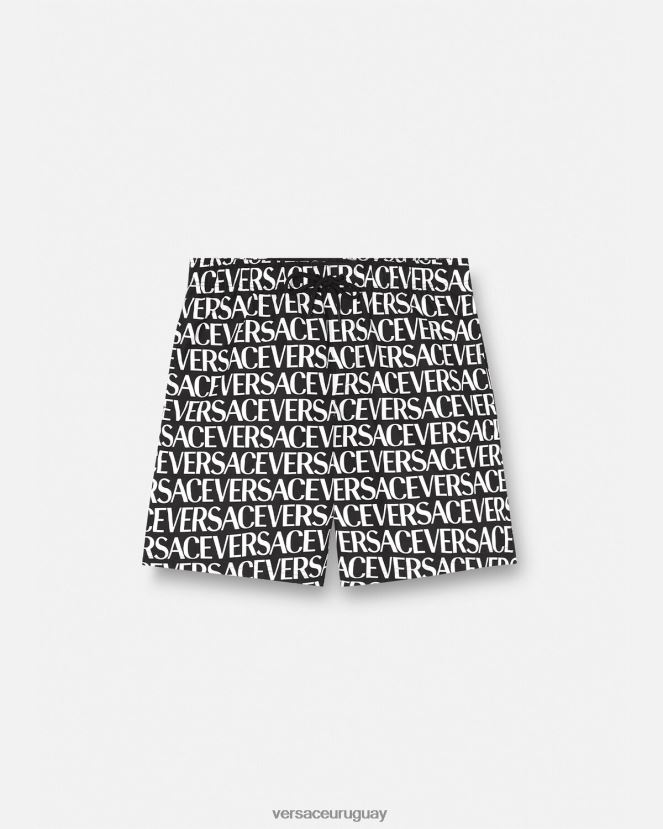 Versace bañadores integrales hombres negro y estampado ropa interior y ropa de playa H88R0H1803