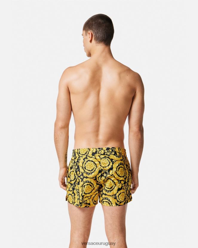 Versace shorts de baño barrocos hombres imprimir ropa interior y ropa de playa H88R0H1804