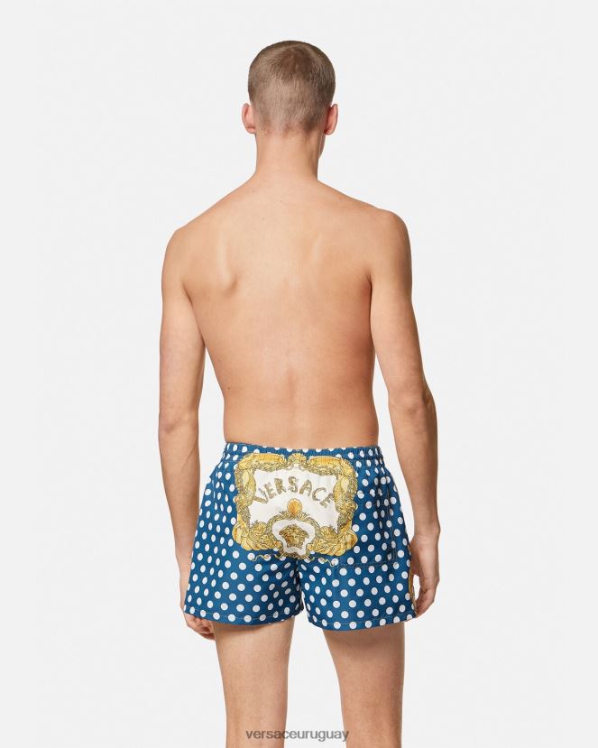 Versace shorts de baño integrales hombres imprimir ropa interior y ropa de playa H88R0H1792