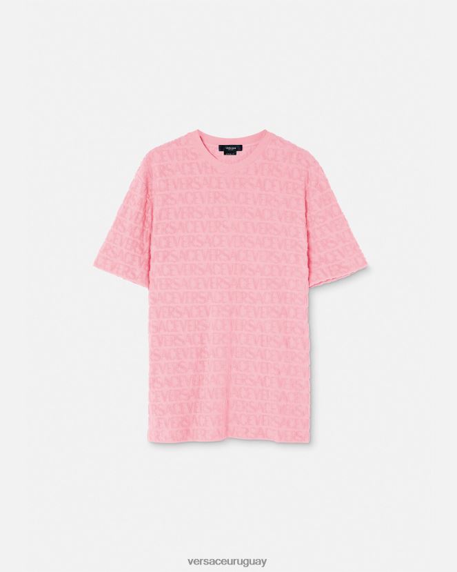Versace camiseta tipo toalla hombres un color ropa H88R0H1353