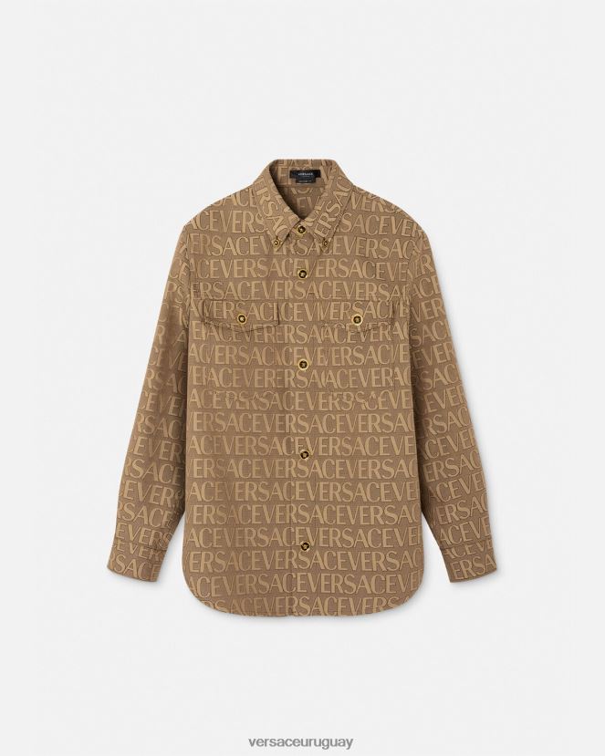 Versace sobrecamisa integral hombres imprimir ropa H88R0H1217