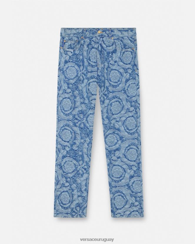 Versace jeans con silueta barroca hombres Plano ropa H88R0H1448