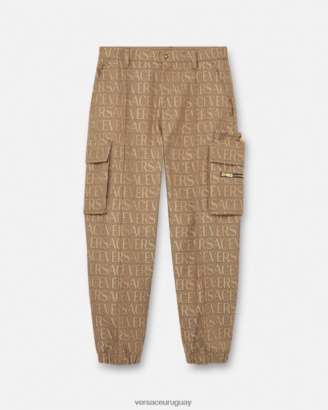 Versace pantalones cargo integrales hombres imprimir ropa H88R0H1437