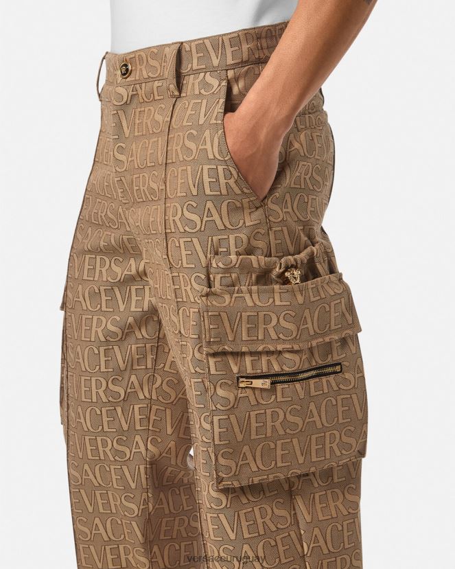 Versace pantalones cargo integrales hombres imprimir ropa H88R0H1437
