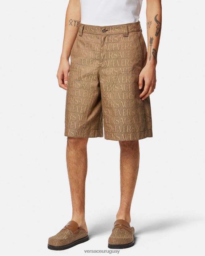 Versace pantalones cortos hombres imprimir ropa H88R0H1433