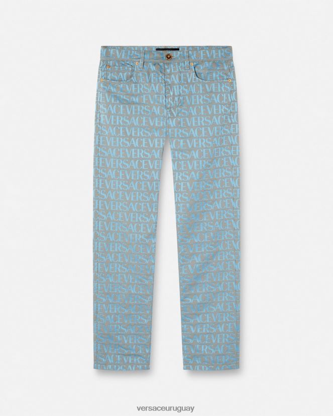 Versace vaqueros por toda la prenda hombres imprimir ropa H88R0H1436