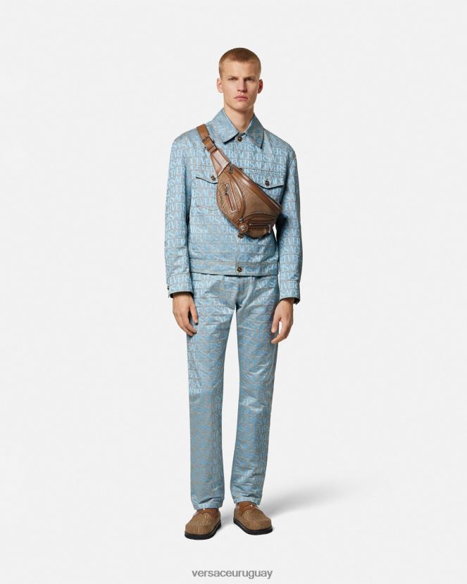 Versace vaqueros por toda la prenda hombres imprimir ropa H88R0H1436