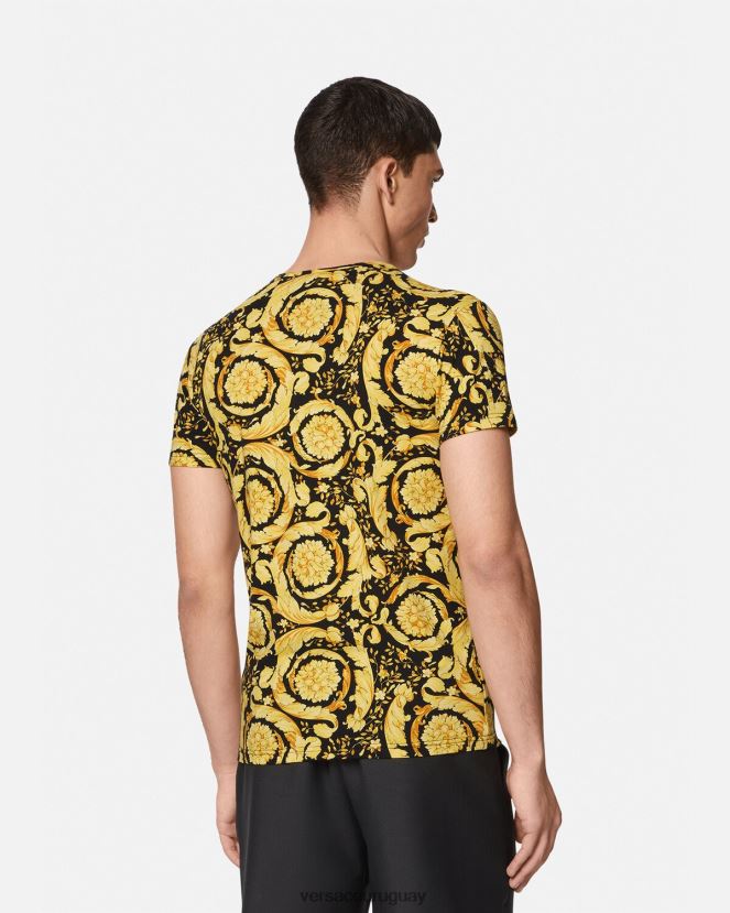 Versace camiseta barroca hombres imprimir ropa interior y ropa de playa H88R0H1731