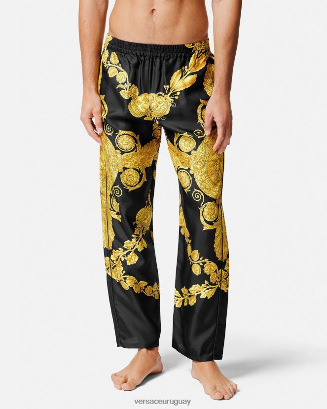 Versace pantalones de pijama maschera barrocos hombres imprimir ropa interior y ropa de playa H88R0H1742
