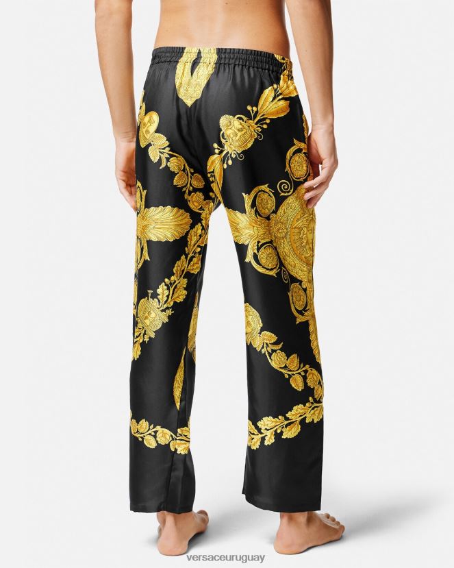 Versace pantalones de pijama maschera barrocos hombres imprimir ropa interior y ropa de playa H88R0H1742
