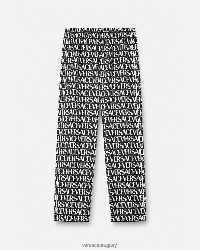 Versace pantalones de pijama por toda la prenda hombres negro y estampado ropa interior y ropa de playa H88R0H1738