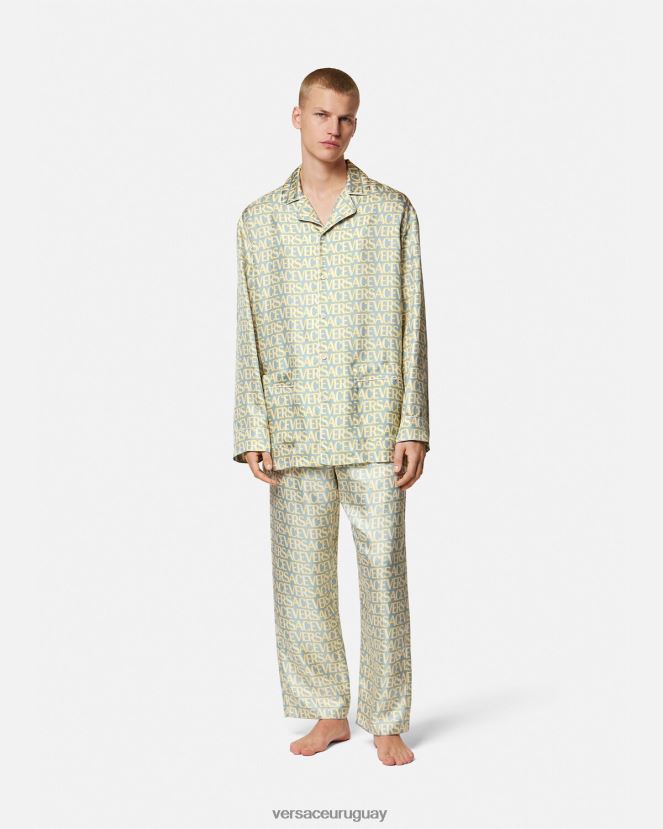 Versace top de pijama integral hombres imprimir ropa interior y ropa de playa H88R0H1729